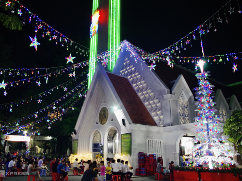 Nhà thờ Kỳ Đồng dịp Giáng sinh