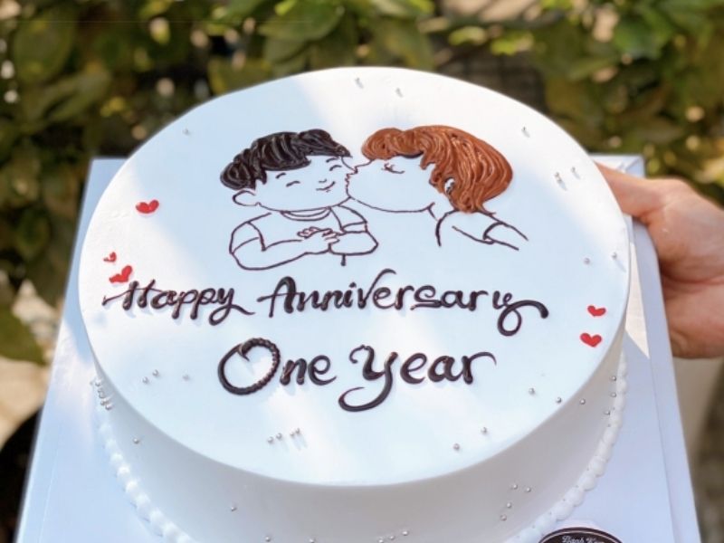 16 Mẫu bánh kem kỷ niệm dành cho cặp đôi đẹp nhất hiện nay