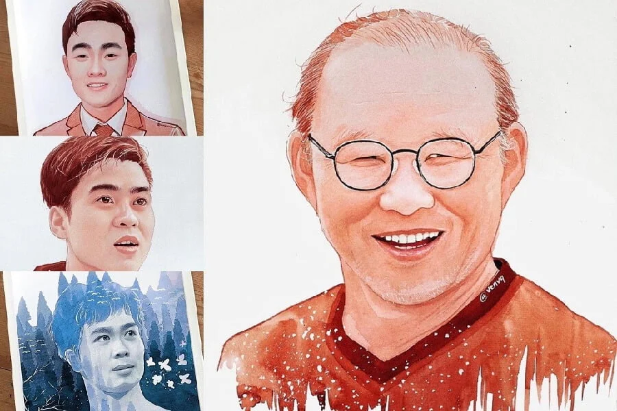Tranh chân dung - Món quà ý nghĩa dành tặng người thương
