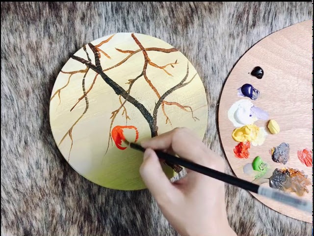Vẽ tranh trên gỗ - YouTube