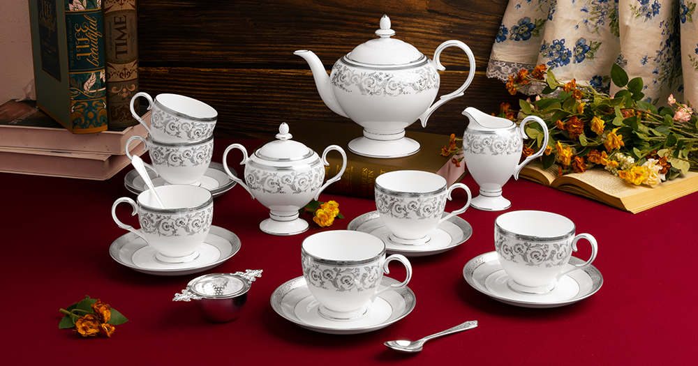 Bộ Ấm Chén Uống Trà 18 Món - 21 Món | Noritake - Sứ Nhật Bản Cao Cấp