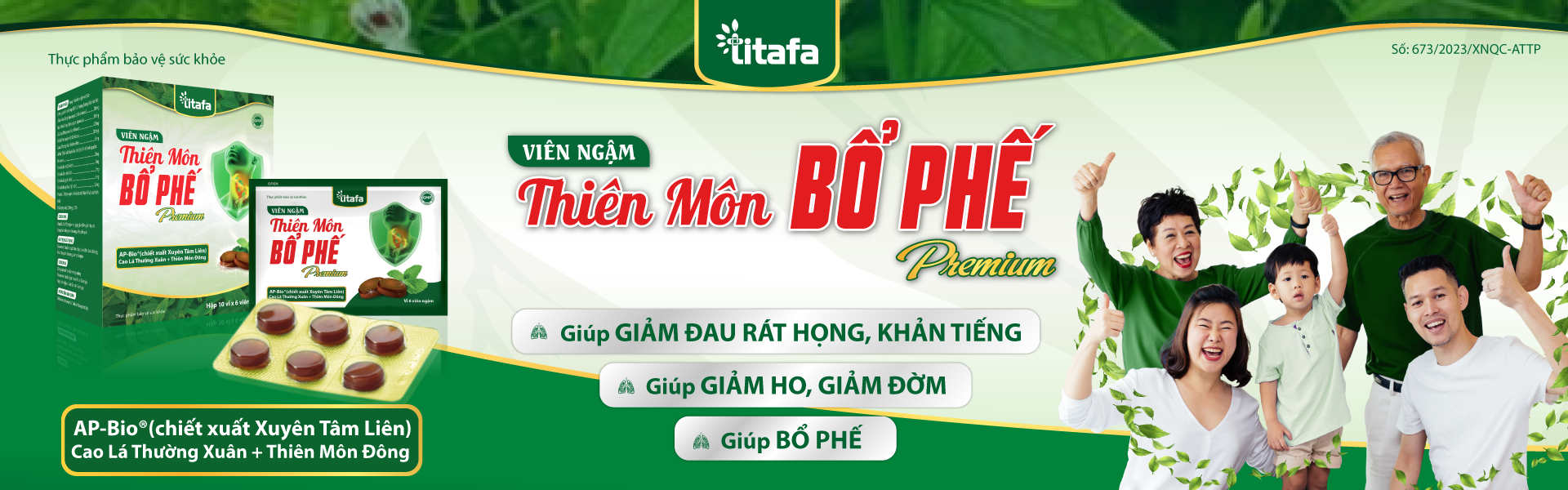 banner Viên ngậm Thiên Môn Bổ PHế